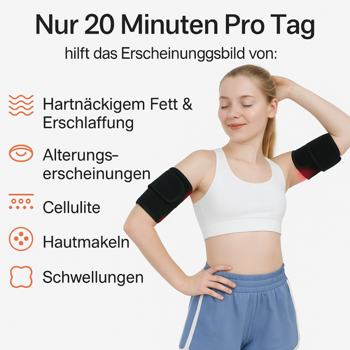 VitalBand – Das Original Rotlicht-Armband für Figurformung, Hautpflege & Wohlbefinden